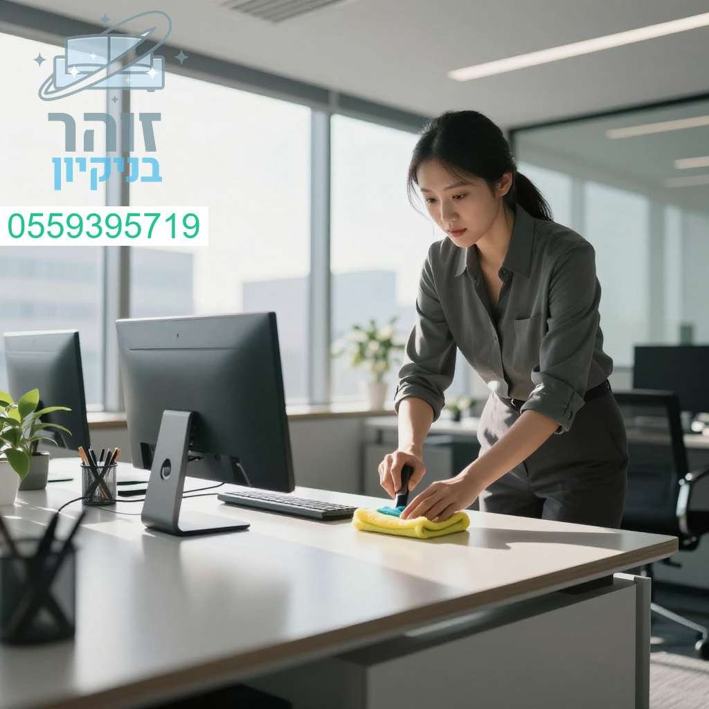 ניקיון משרדים מקצועי בפתח תקווה למראה נקי ומרענן של סביבת העבודה שלכם