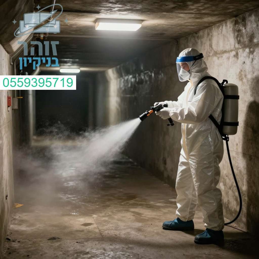 חיטוי מקלטים בשיטת ערפל מתקדמת לשמירה على היגיינה ובטיחות מרבית עבורכם
