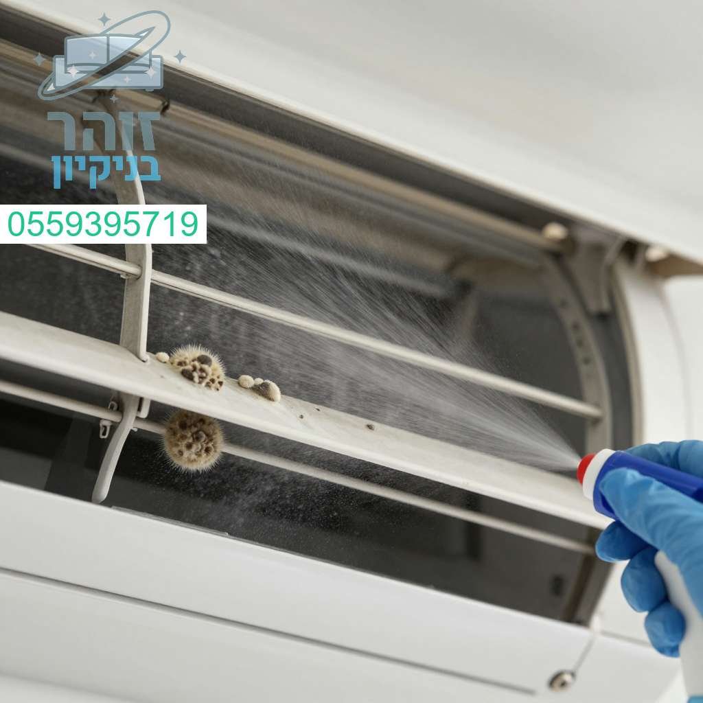 חיטוי עובש ופטריות במזגן לשמירה על אוויר נקי ובריא בביתכם – התקשרו עוד היום