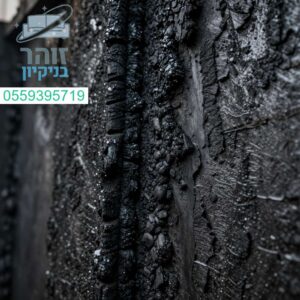 ניקיון פיח ושרוף ממשטחים תעשייתים אחרי שריפה - מחזירים את המצב לקדמותו במהירות ובמקצועיות