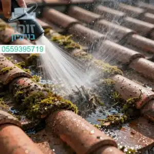 ניקוי גג רעפים מקצועי להסרת טחב ולכלוך למראה חדש ונקי לגמרי!