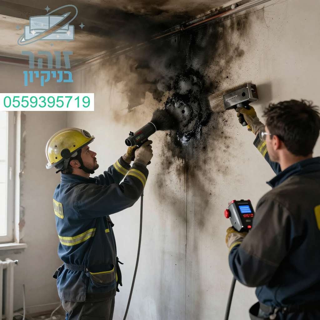 מומחים בניקוי מקצועי של נזקי שריפה ועשן להחזרת הבית למצבו המקורי במהירות ובדיוק