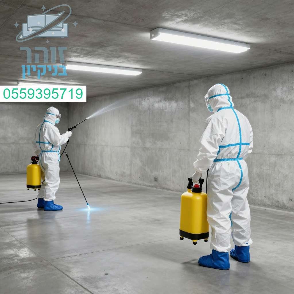 ניקיון וחיטוי מקצועי למקלטים להבטחת סביבה נקייה ובטוחה ושמירה על בריאותכם בכל עת