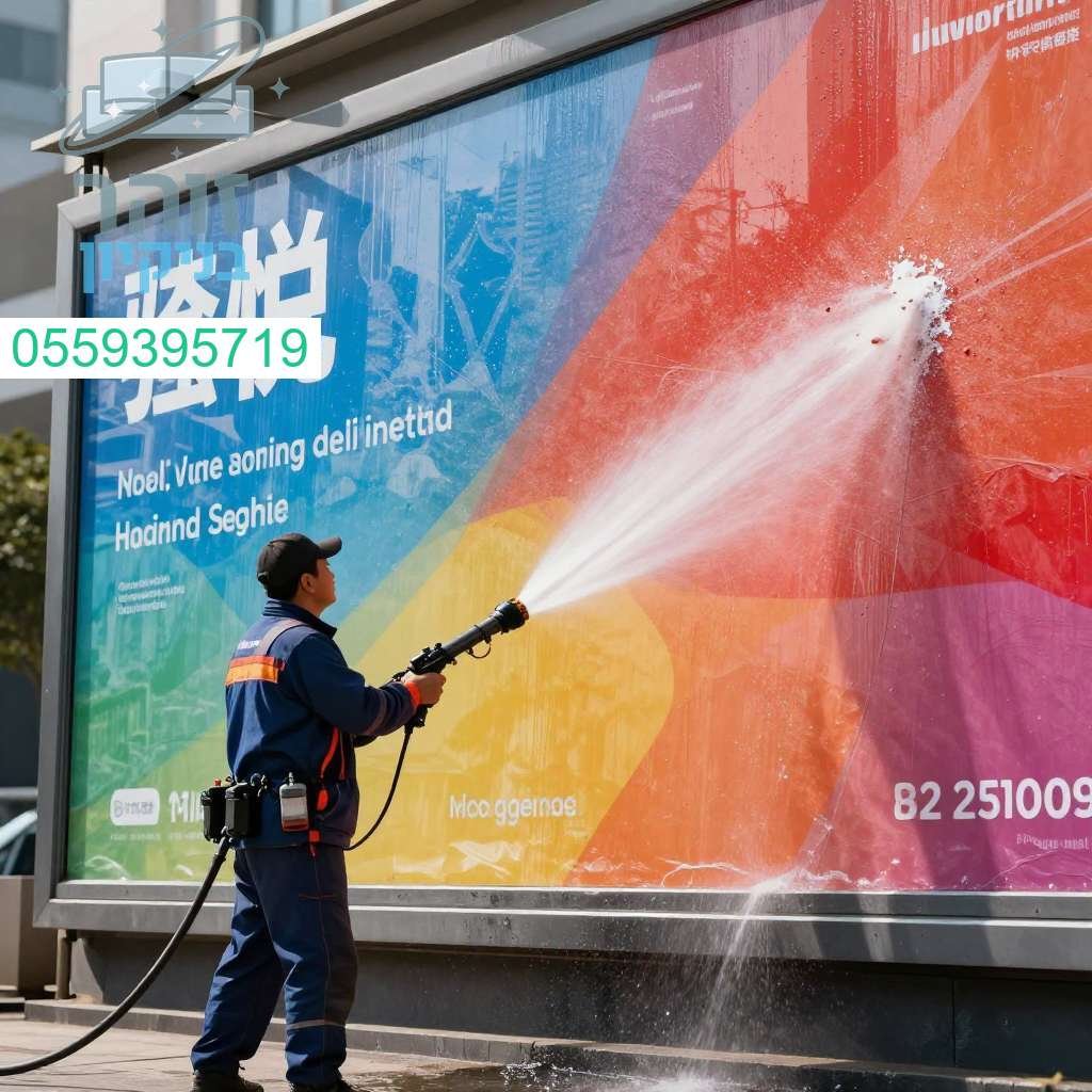 ניקוי מקצועי של שלטי חוצות בלחץ מים להחזרת הברק והניקיון המרהיב ביותר שירות עוצמתי שמסיר לכלוך ומשיב את החיות למודעות שלך פנה אלינו עכשיו לשירות מושלם